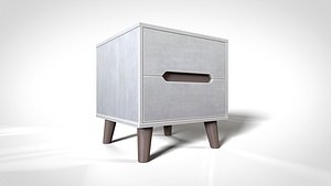 3D Bedside Table 01 PBR