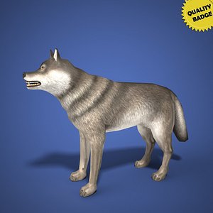 real time wolf 3d model
