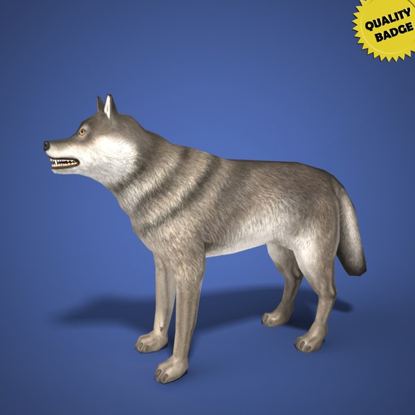 real time wolf 3d model