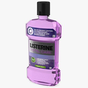 3D Listerine Total Care Anticavity Fluoride Mouthwash 1L model