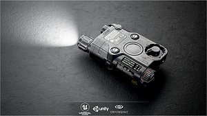 Weapon Sight ATPIAL ANPEQ15 Laser - IR Laser Sight and IR Illuminator