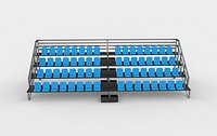 Sports bleacher 01 3D model