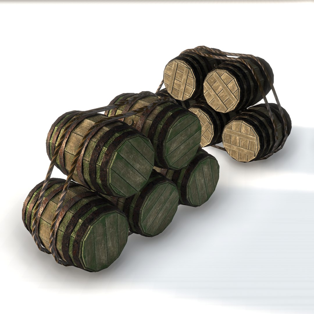 barrels contains stacks 3D https://p.turbosquid.com/ts-thumb/4U/1oqCY0/TQ8hF9Cu/woodenbarrel_stack_v13/png/1543842981/1920x1080/fit_q87/32c41a22e7cd1729026a8ac6f821e727f50db858/woodenbarrel_stack_v13.jpg