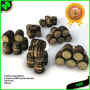 barrels contains stacks 3D