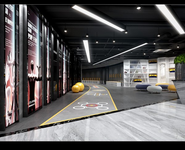 Fitness center 3D