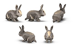 Rabbit Low Poly