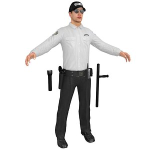 security guard 3D model