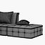 Okeefe Modular Sectional Sofas and Ottoman