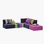 Okeefe Modular Sectional Sofas and Ottoman