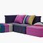 Okeefe Modular Sectional Sofas and Ottoman