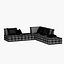 Okeefe Modular Sectional Sofas and Ottoman