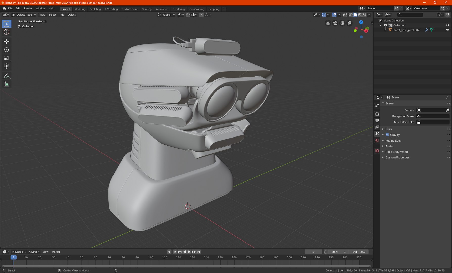 Robotic Head model https://p.turbosquid.com/ts-thumb/4U/HCOWFD/Ag/roboticheadmb3dmodel020/jpg/1658170544/1920x1080/fit_q87/92c006a618a6c3c2cba29a2325acfd0da0afb213/roboticheadmb3dmodel020.jpg