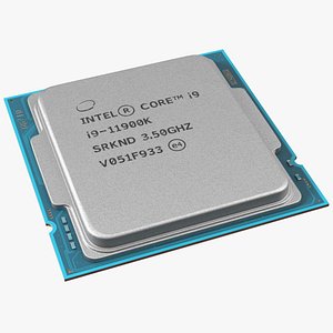 3D Intel Core i9 11900K CPU