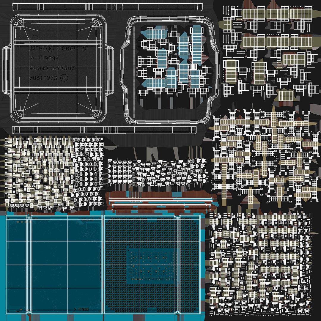 3D Intel Core i9 11900K CPU https://p.turbosquid.com/ts-thumb/4U/HQtObu/v6/intelcorei911900kcpu3dsmodel016/jpg/1636714971/1920x1080/fit_q87/f70c1aa16c745c8df0b2684289a86293ecd9ecf9/intelcorei911900kcpu3dsmodel016.jpg