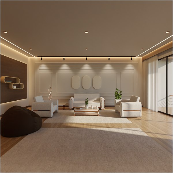 3D модель Living Room - 04 - TurboSquid 2099358
