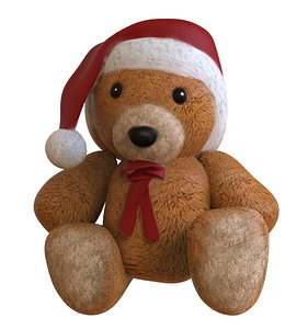 Christmas Teddy Bear 3D model