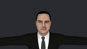 Marlon Brando Vito Corleone Godfather Hyper Realistic Full Body Fully Rigged Character