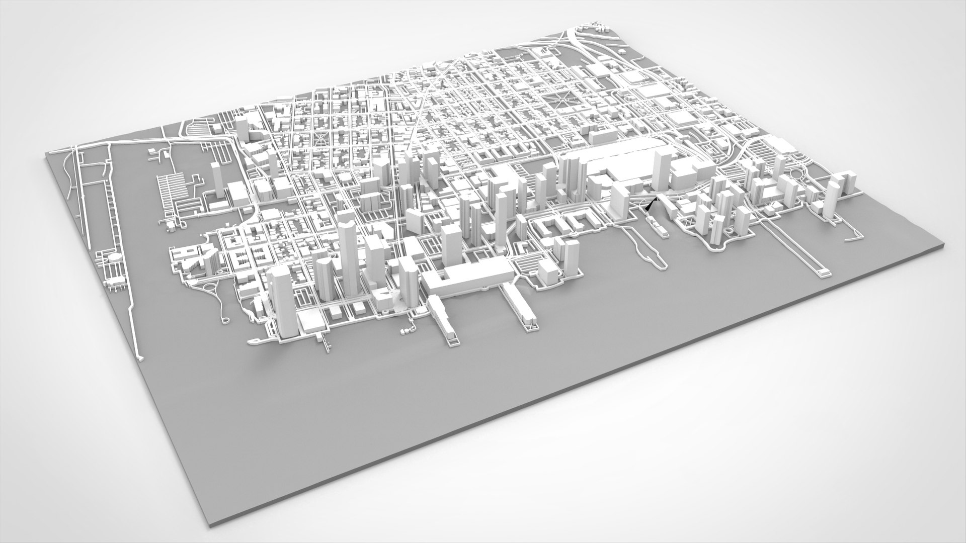 3D Cityscape New York USA Fragment City Model - TurboSquid 2265512