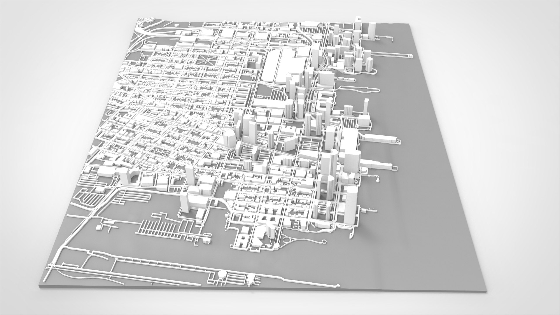 3D Cityscape New York USA Fragment City Model - TurboSquid 2265512