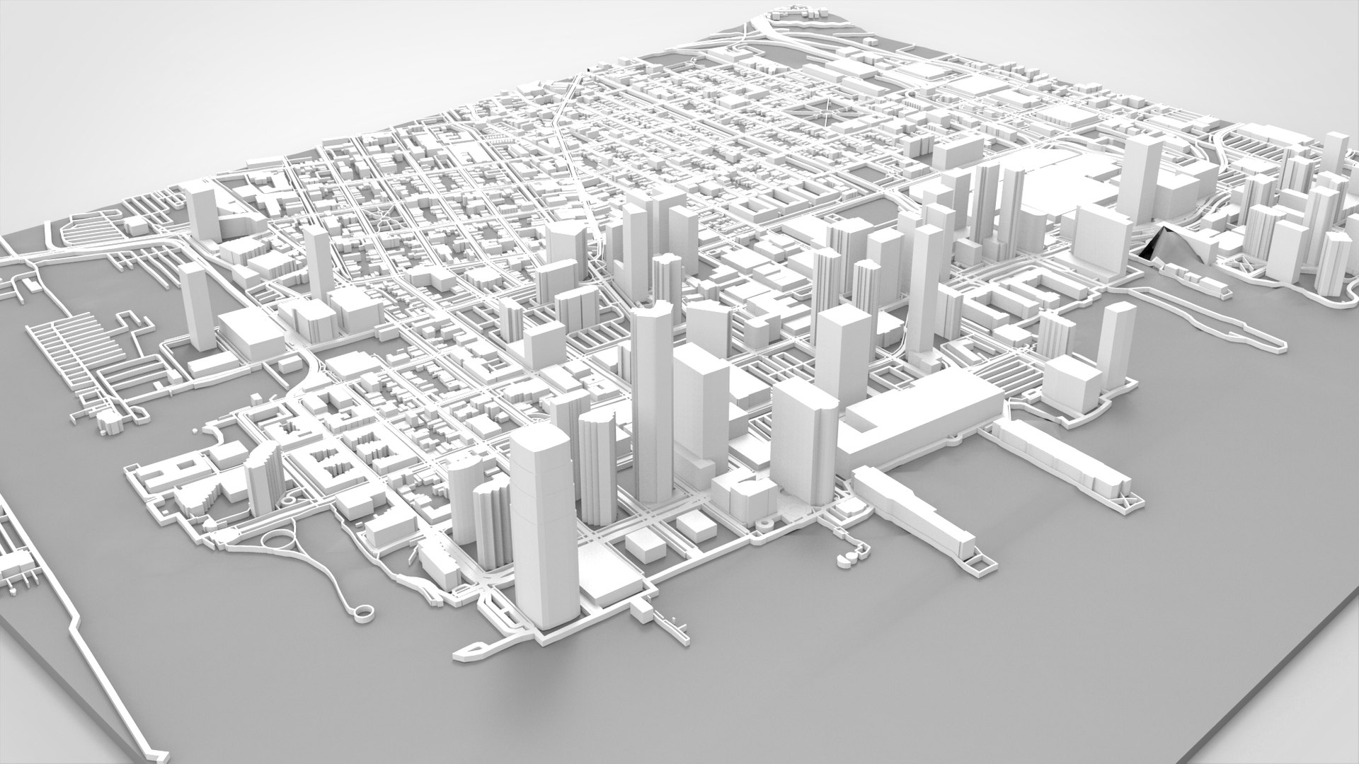 3D Cityscape New York USA Fragment City Model - TurboSquid 2265512