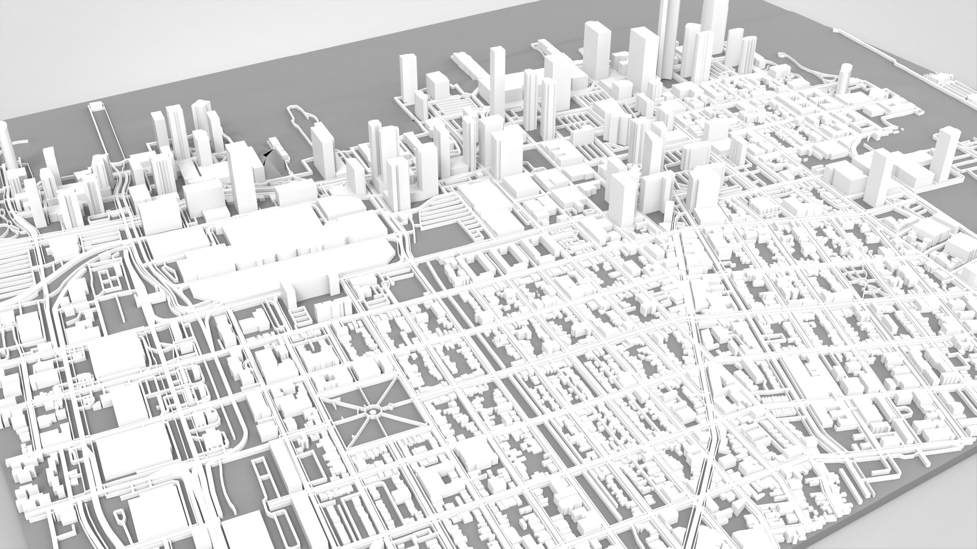 3D Cityscape New York USA Fragment City Model - TurboSquid 2265512