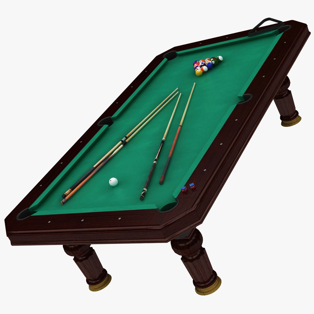 3D Billard Table Model - TurboSquid 1493302