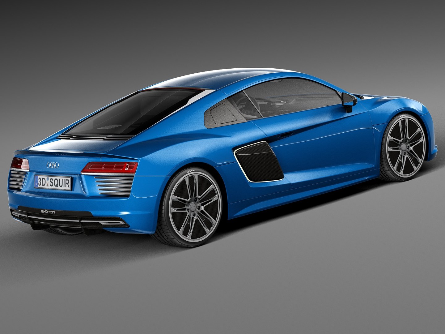3d 2016 Audi R8 Model