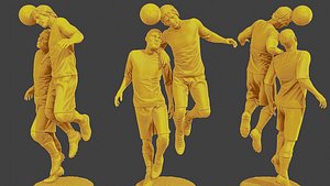 3D Soccer Player SP 031 032