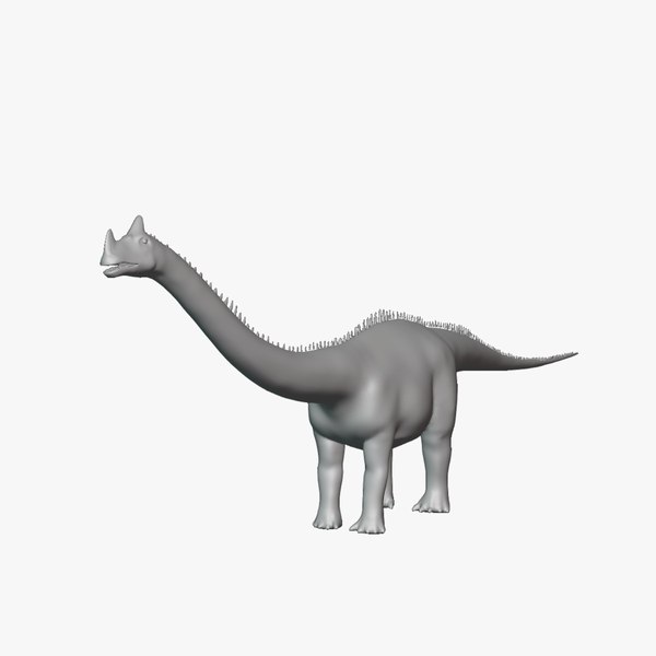 3D Supersaurus Basemesh Low Poly model