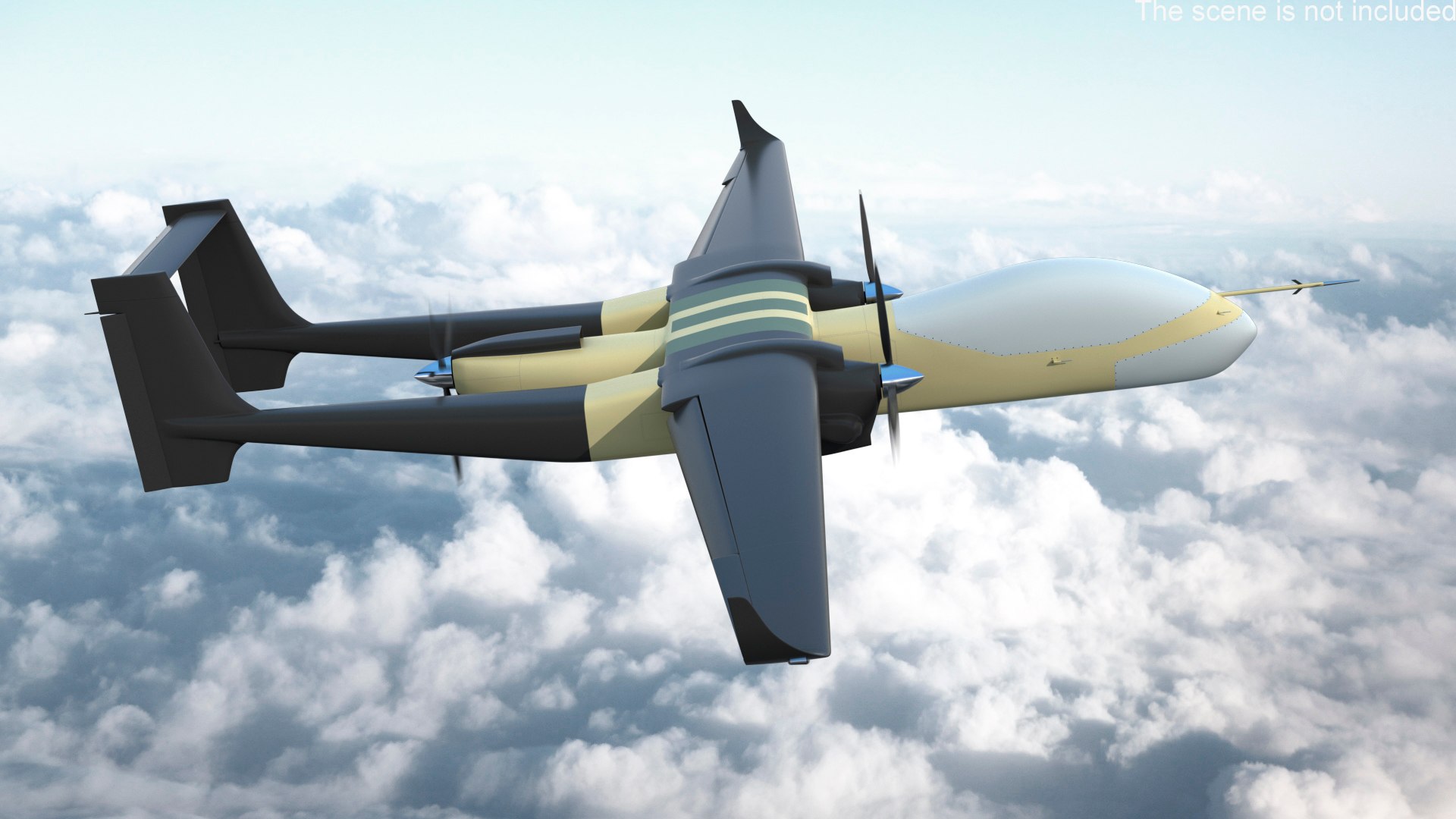Tengden TB-001 Rigged for Cinema 4D 3D model preview