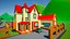 Clay City - Paquete de entorno estilizado de dibujos animados LowPoly