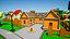 Clay City - Paquete de entorno estilizado de dibujos animados LowPoly