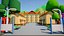 Clay City - Paquete de entorno estilizado de dibujos animados LowPoly