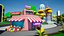 Clay City - Paquete de entorno estilizado de dibujos animados LowPoly