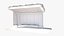 Bus stop wooden 3D