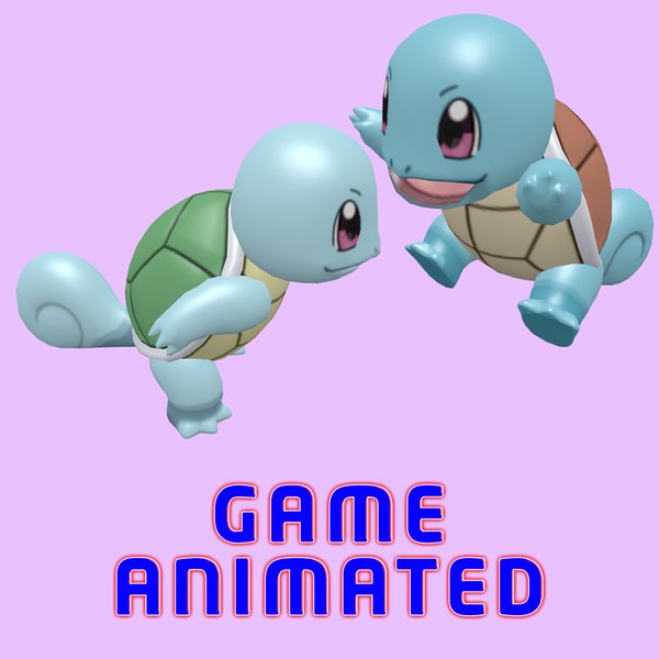 3D model pokemon squirtle poke