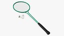 Badminton Rackets and Shuttlecock