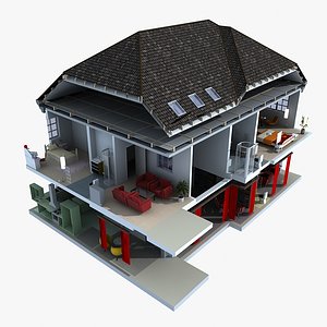 3D House Cuttout