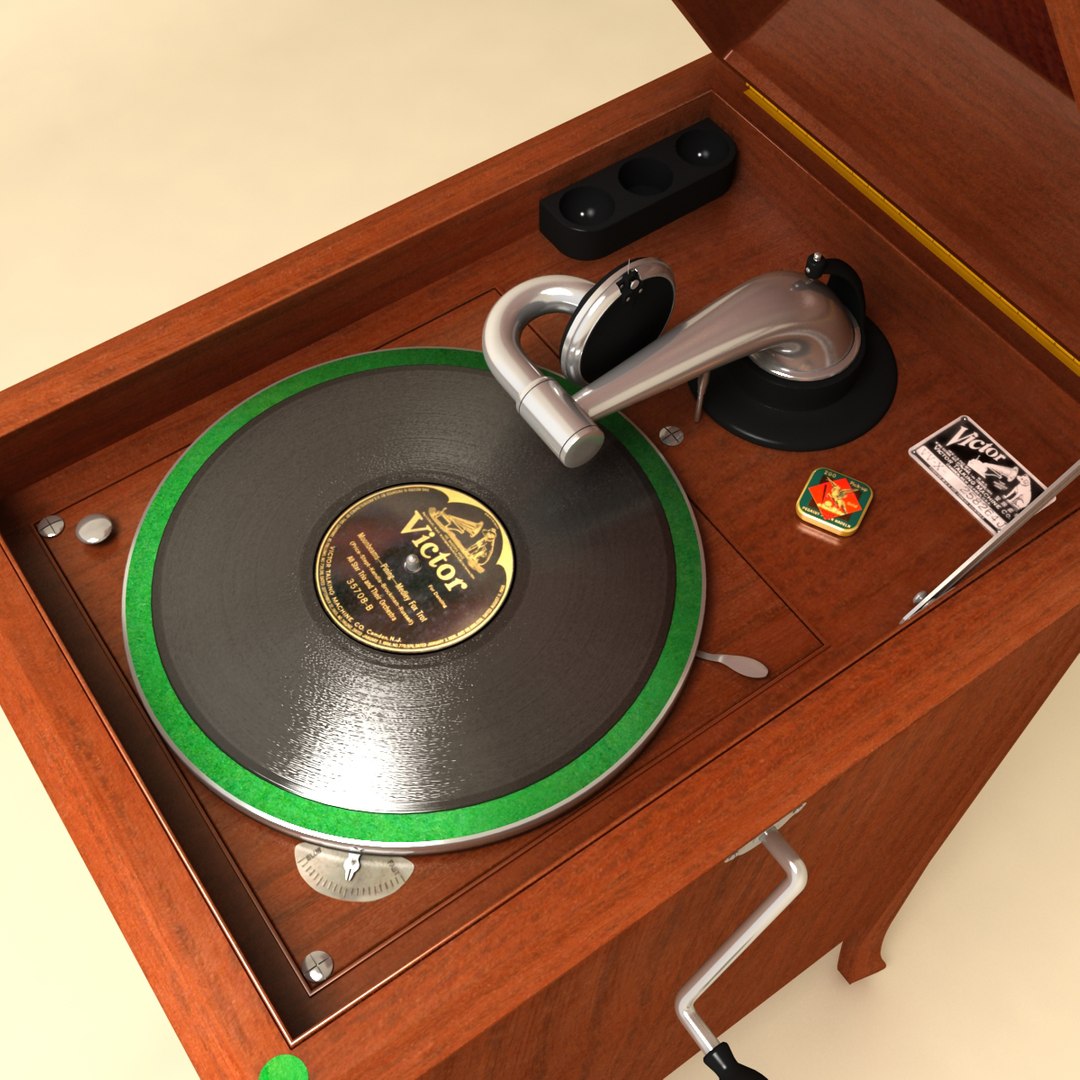Victor Talking Machine Victrola 3d Max
