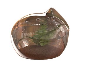 decorative glass 3d model