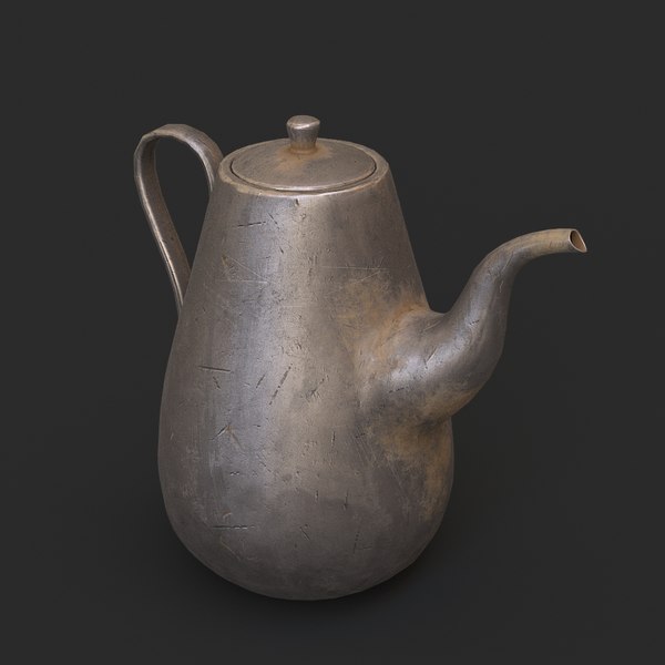 old teapot 3D