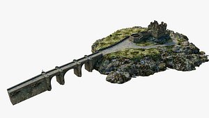 3D Eilean Donan Castle Scotland