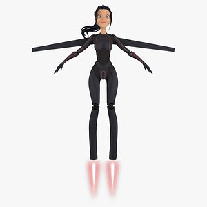 cartoon robot girl max