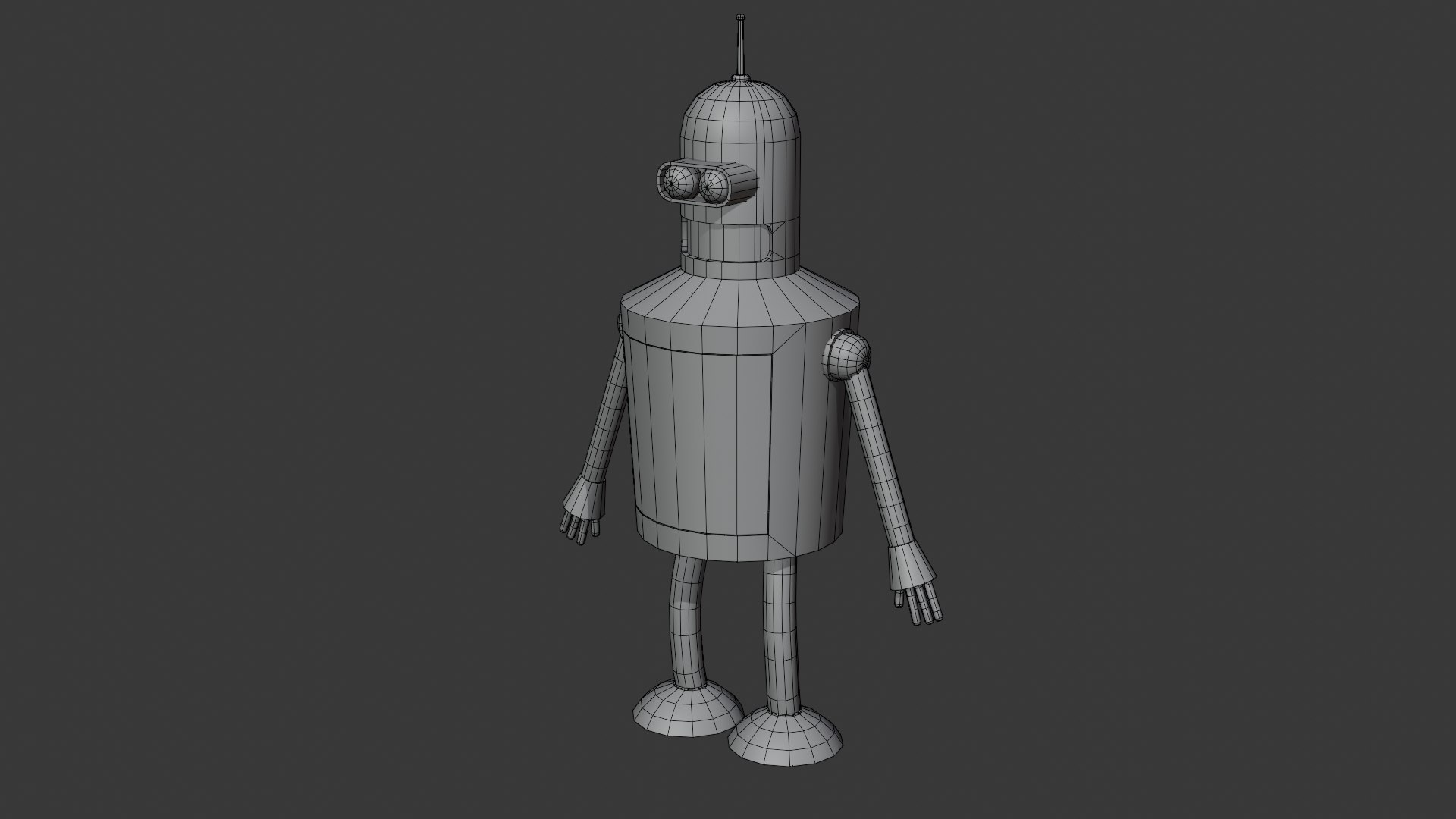3D Bender From Futurama - TurboSquid 2376931