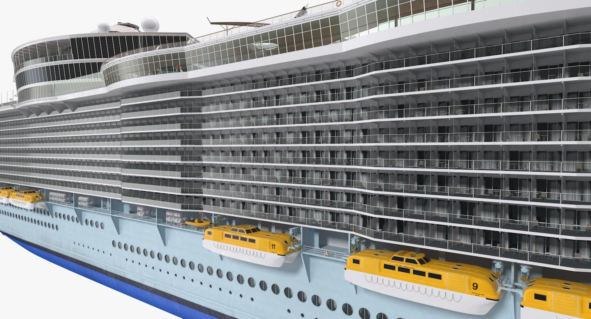 Cruise ship oasis seas 3D model - TurboSquid 1327430