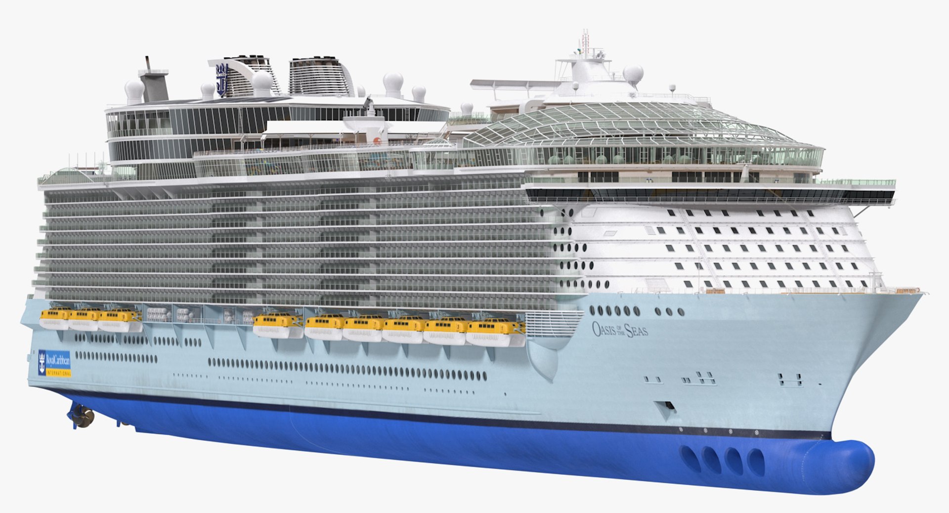 Cruise ship oasis seas 3D model - TurboSquid 1327430