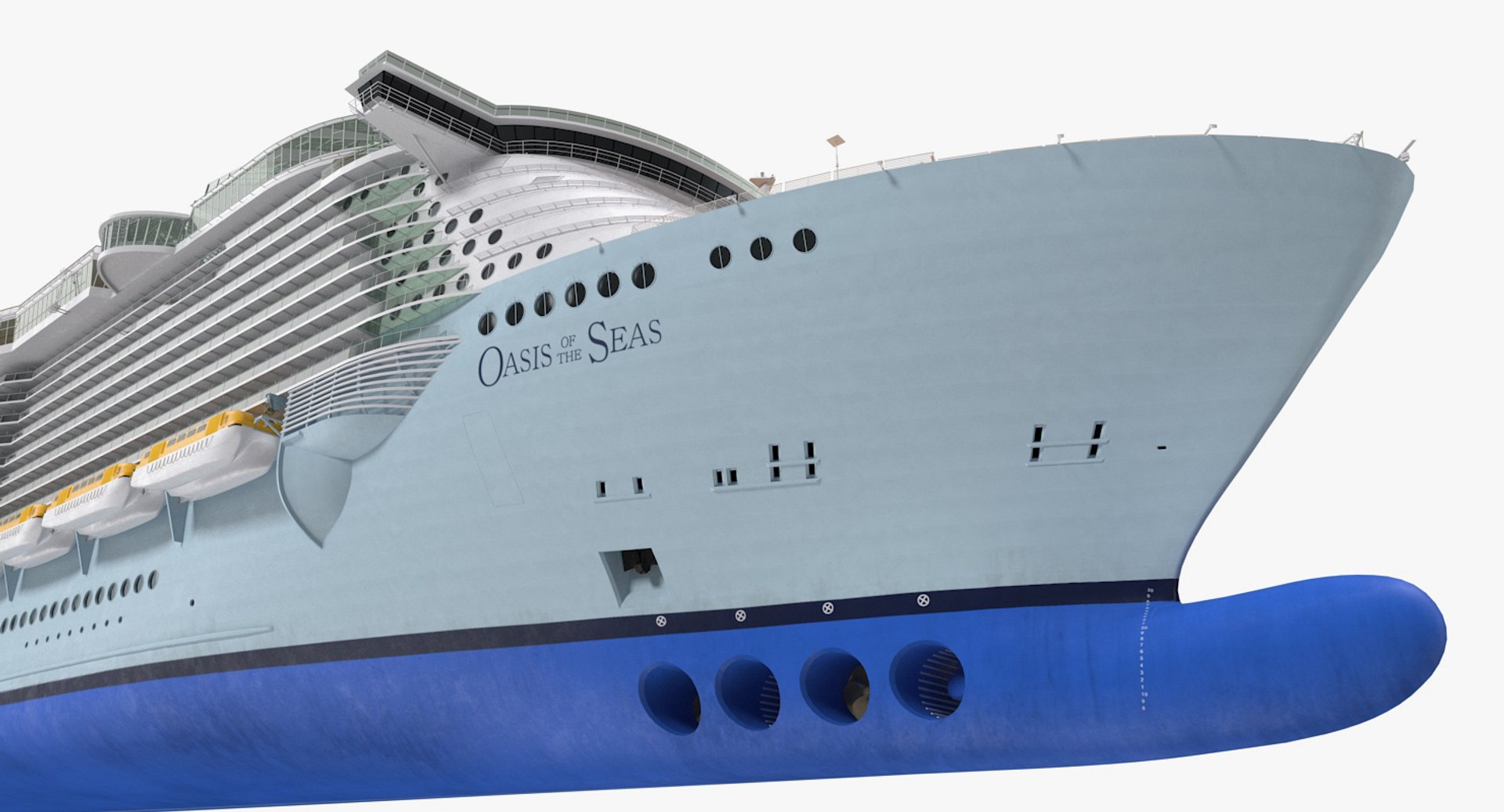 Cruise ship oasis seas 3D model - TurboSquid 1327430