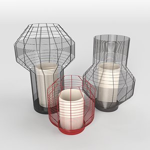 3D lamps mesh model