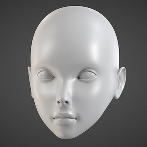 BJD Doll Head - 3D Print