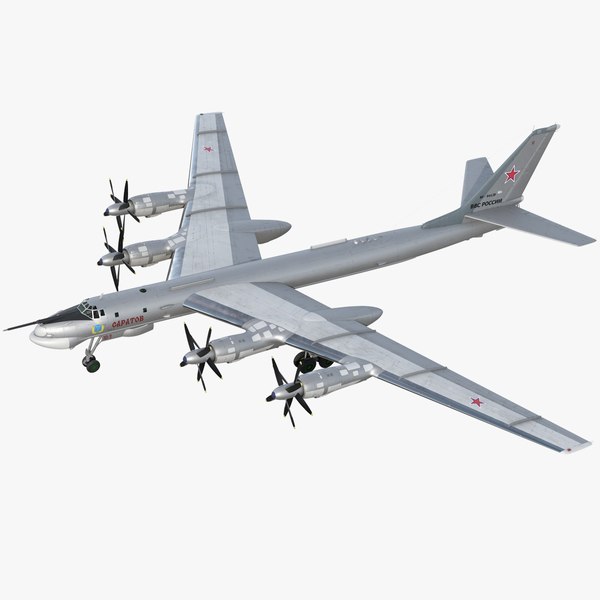 Strategic Missile Carrier Tu-95MC Bear Simple Interior 3D